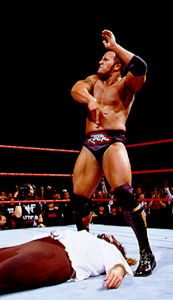 The Rock Laying The Smack Down